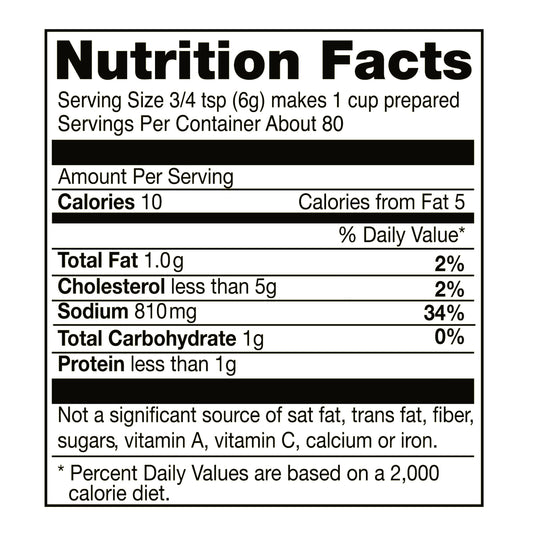 Maggi Chicken Base 1 lb jar with gluten free and no added MSG labeling