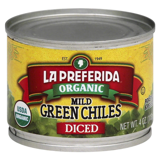 Del Sol Diced Green Chiles 28 oz can, mild, with roasted green peppers image