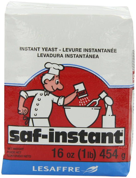 Lesaffre SAF Instant Red Yeast 1 lb vacuum pack baking yeast