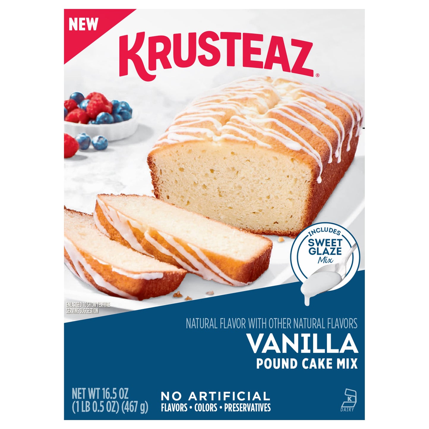 Krusteaz Yellow Cake Mix in 5-pound professional bulk packaging ready for baking use