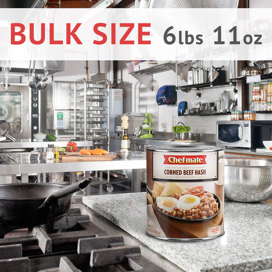 Chef-Mate Corned Beef Hash in #10 can, ready for foodservice or restaurant use