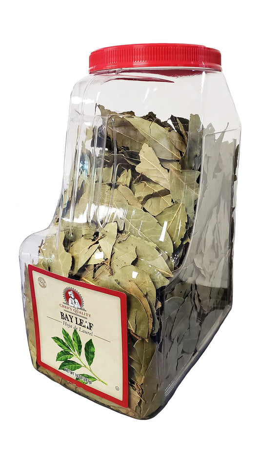 Chef's Quality Whole Bay Leaves 10 oz Jar high quality image