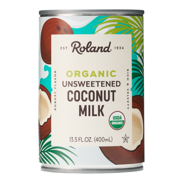 Roland Organic Unsweetened Coconut Milk 6.75 lbs bulk can product image