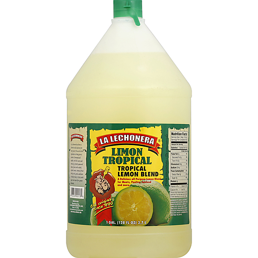 La Lechonera Lemon Juice 1 Gallon bottle premium bulk