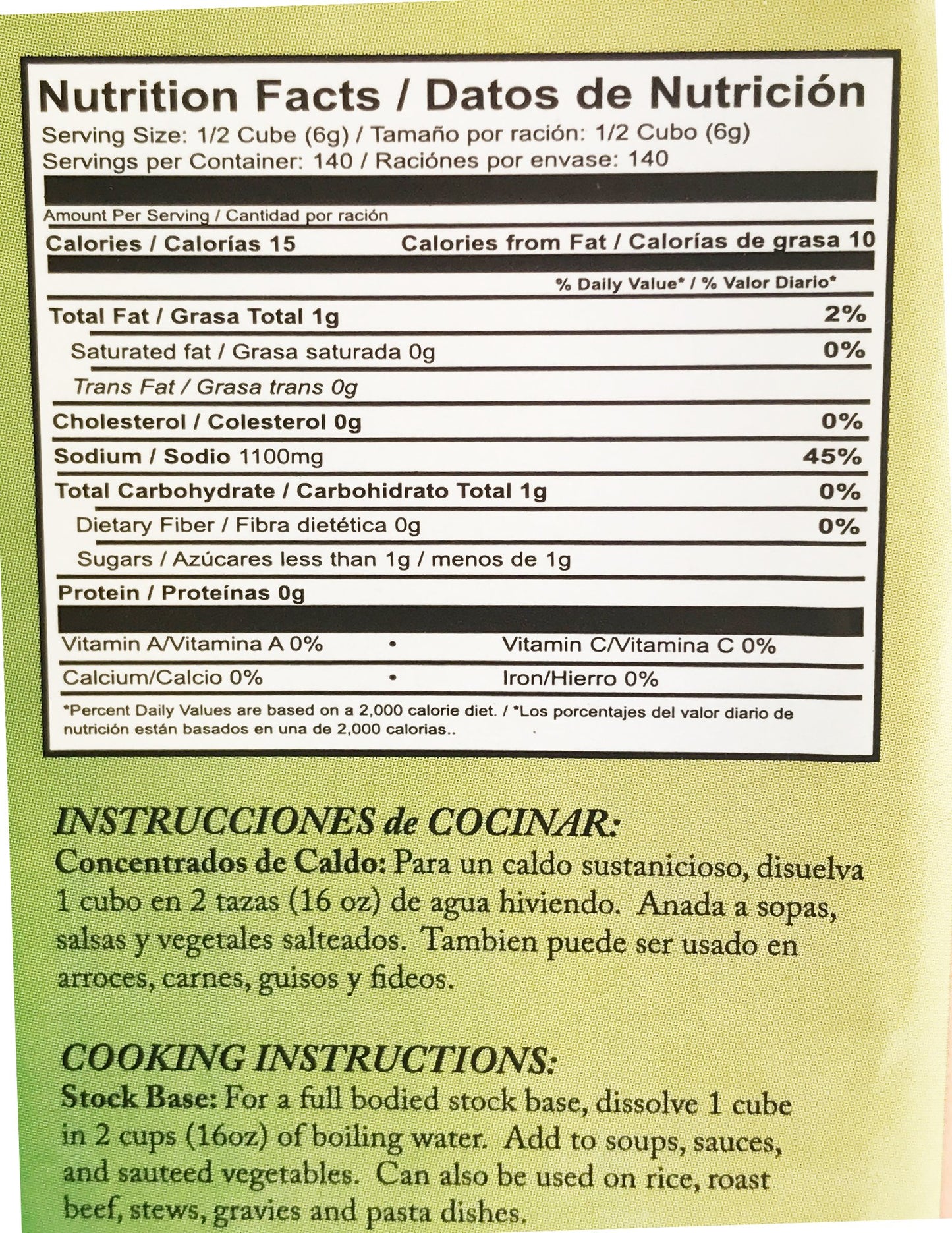 Sabor Nuestro Beef Flavor Bouillon Cubes 70 Count restaurant size jar