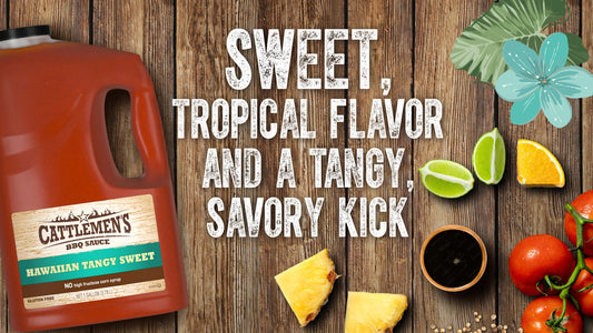 Cattlemen's Hawaiian Tangy Sweet BBQ Sauce 1 Gallon jug