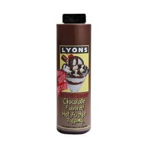 Lyons Rich N' Creamy Chocolate Hot Fudge Topping 24 oz squeeze bottle