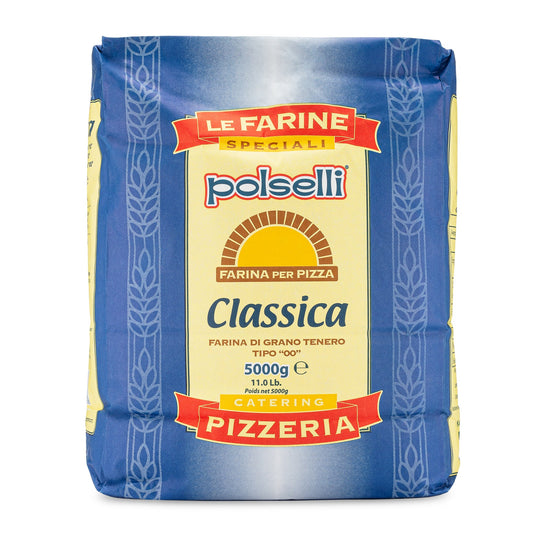 Polselli 00 Imported Flour 25 Kg premium Italian wheat bag for pizza and pasta