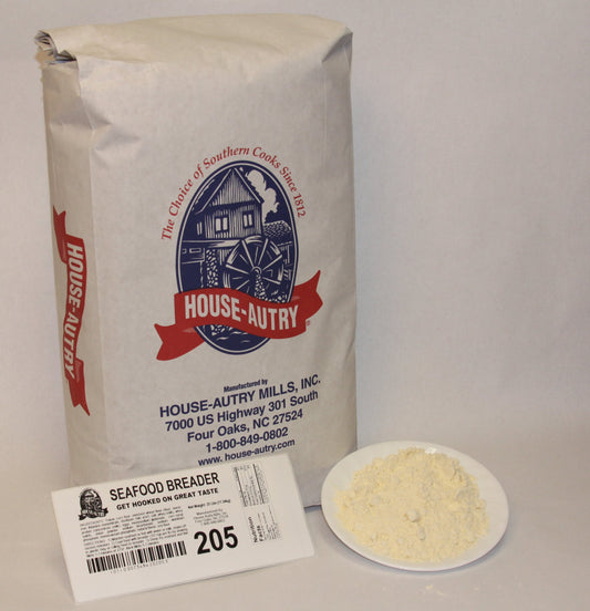 House Autry Seafood Breader 5 lb Bag – Crispy Seasoned Coating Mix for Frying Seafood