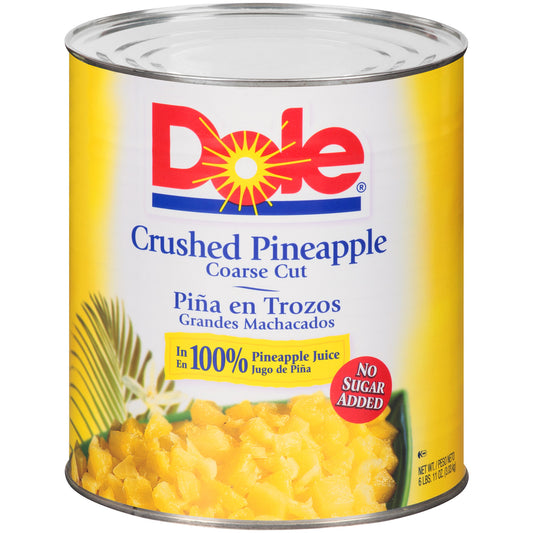 Dole Crushed Pineapple #10 can bulk foodservice image