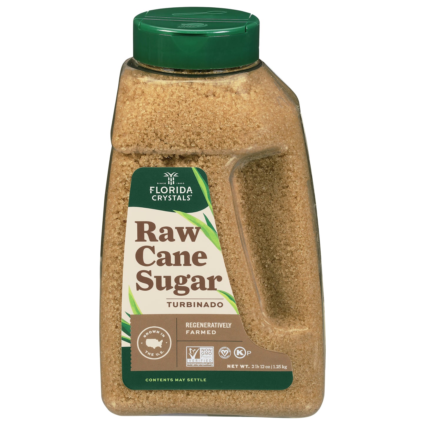 Florida Crystals Turbinado Sugar in bulk 1200-count packets, large amber crystals