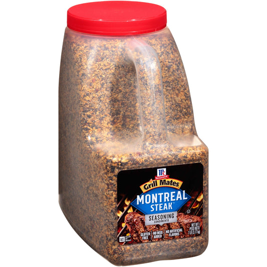 McCormick Grill Mates Montreal Steak Seasoning 7 lb bulk container, ideal for grilling and foodservice
