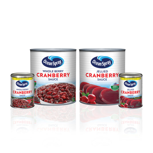 Ocean Spray Whole Berry Cranberry Sauce #10 can for bulk foodservice