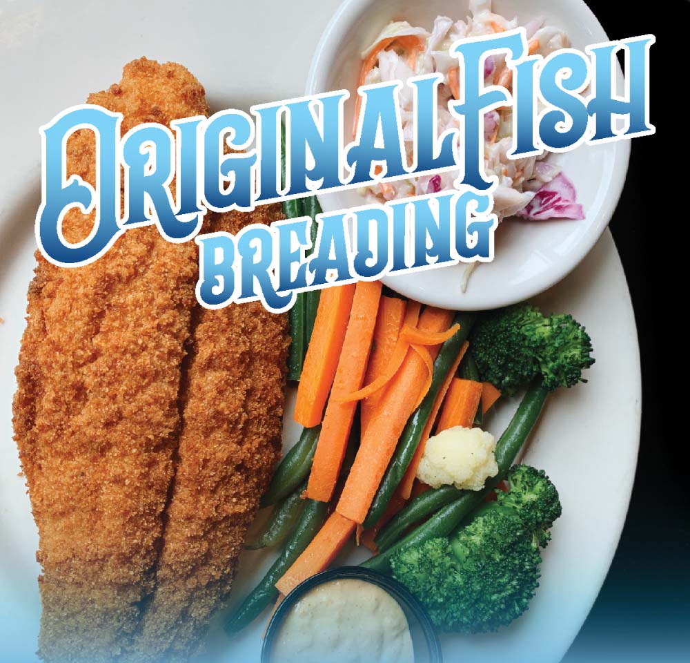 Colonel Jim's Southern Style Fish Breading 5lb bag - Southern seasoned coating for fried fish