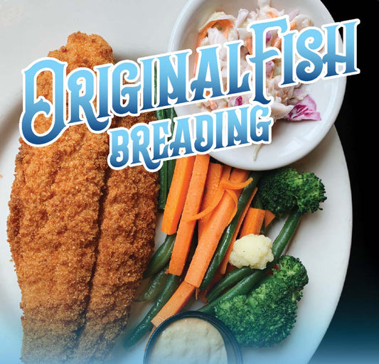 Colonel Jim's Southern Style Fish Breading 5lb bag - Southern seasoned coating for fried fish