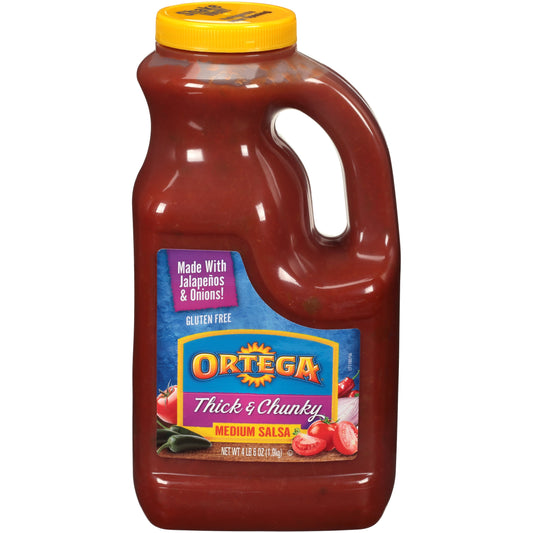Ortega Thick & Chunky Medium Salsa 1 Gallon Jug Main Image