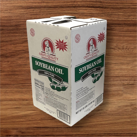 Chef Quality Creamy Soybean Fry Oil 35 Lbs bulk container