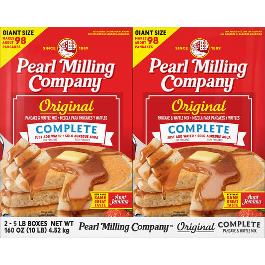 Aunt Jemima Pearl Milling Company Pancake Mix 5 lb package