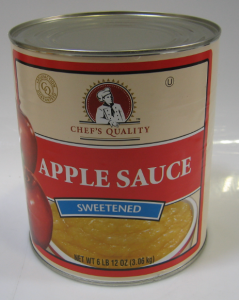 Chef's Quality Sweet Applesauce #10 Can - bulk packaging for kitchens