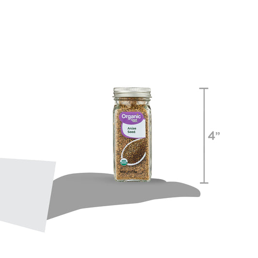 Chef's Quality Whole Anise Seed 14 oz spice jar with sweet licorice flavor
