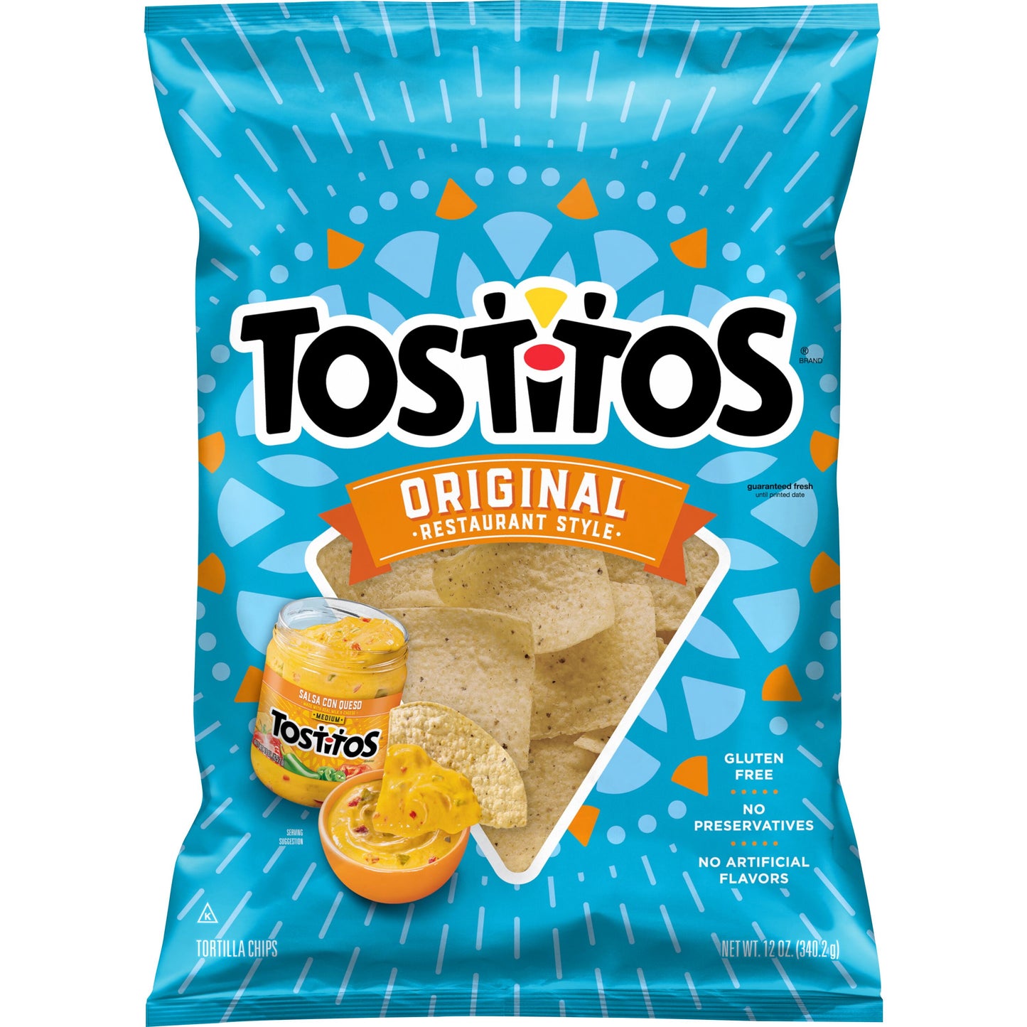 Azteca Round Tortilla Chips 6 lb Bag