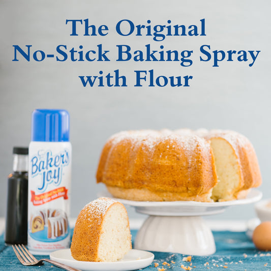 Baker's Joy Aerosol Flour Pan Spray 12 oz can for nonstick baking release