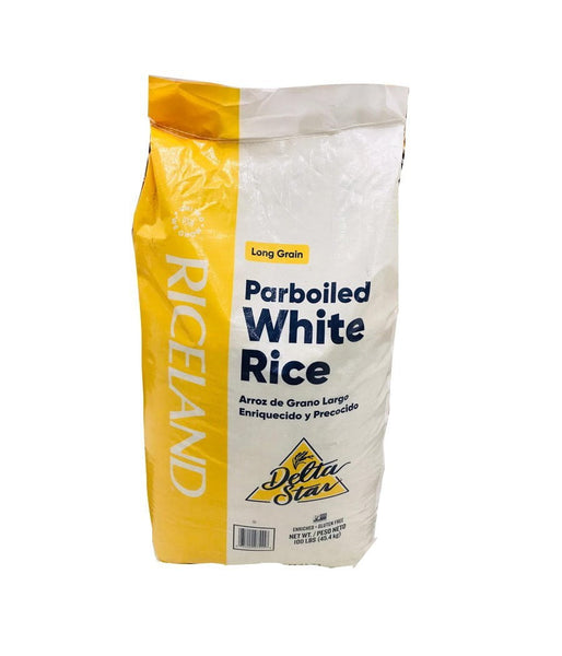 Delta Star Parboiled Long Grain Rice 100 lb bulk bag