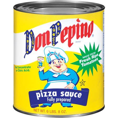 Don Pepino Pizza Sauce #10 Can 6 lb 10 oz - Front View Bulk Italian Sauce