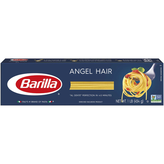 Barilla Capellini bulk pasta 2x10lb case foodservice packaging