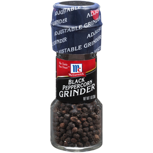 Asessi Black Peppercorn Grinder - sleek ceramic spice mill