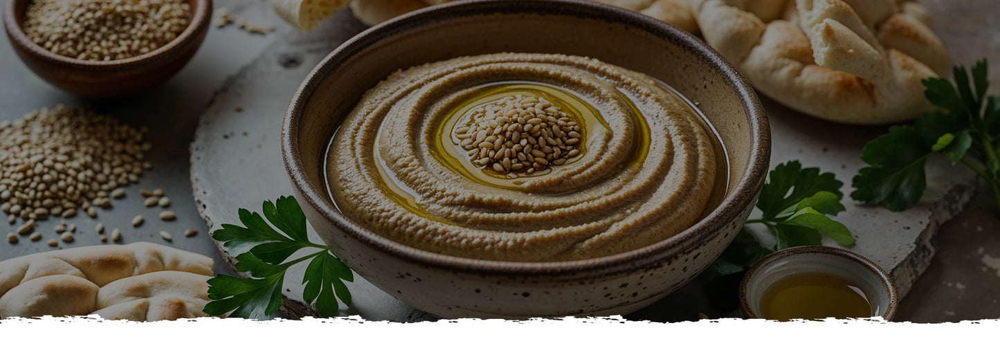 Royal 100% Tahini 2 lb jar, premium sesame seed paste