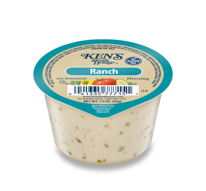 Ken's Ranch Dressing single-serve 1.5oz cup individual portion packaging