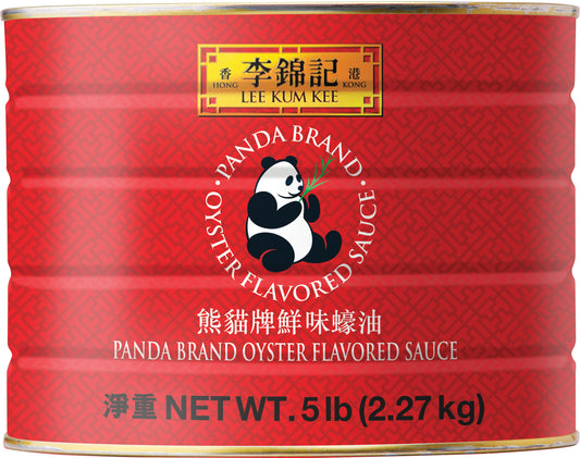 Panda Oyster Flavored Sauce 5 lb plastic pail packaging, premium Asian bulk condiment