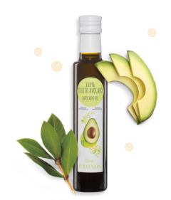 Front view of Ethnos Pure Avocado Oil 2 LTR bottle