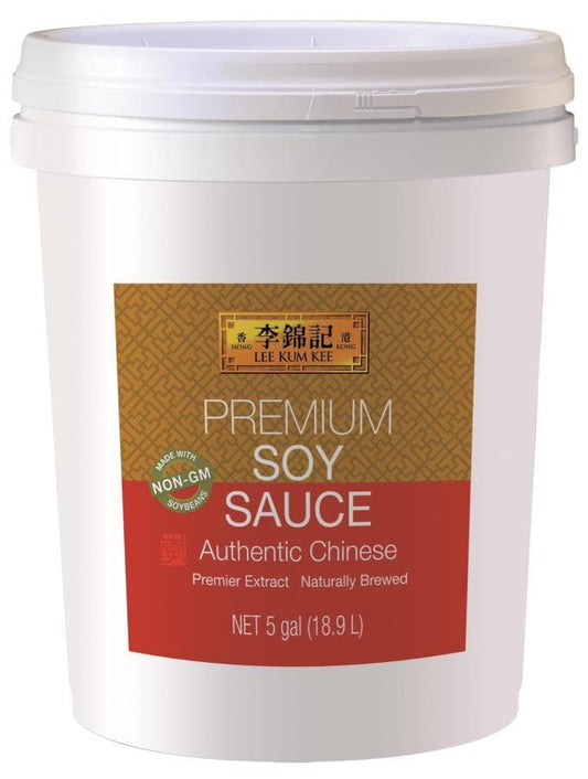 Lee Kum Kee Premium Soy Sauce 5 Gallon foodservice pail