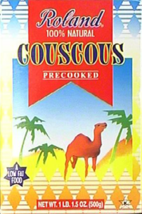 Roland 100% Natural Couscous 17.5 oz box packaging