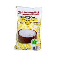 50 lb bag of Restaurant King Jasmine Rice aromatic long grain