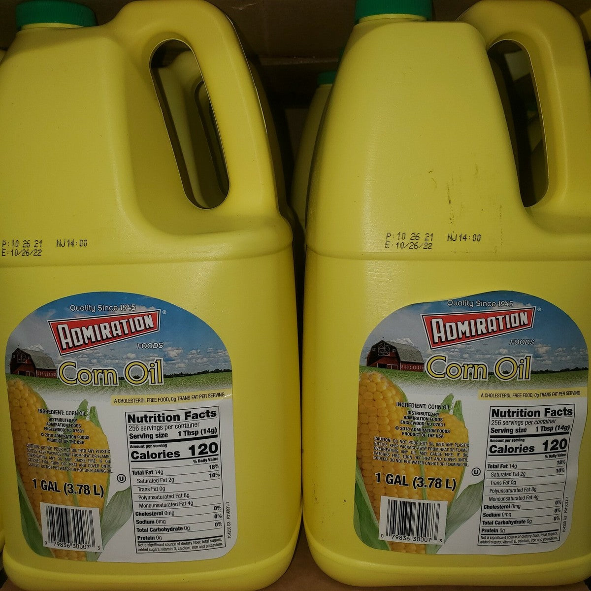 Admiration Corn Oil 1 Gallon Bottle