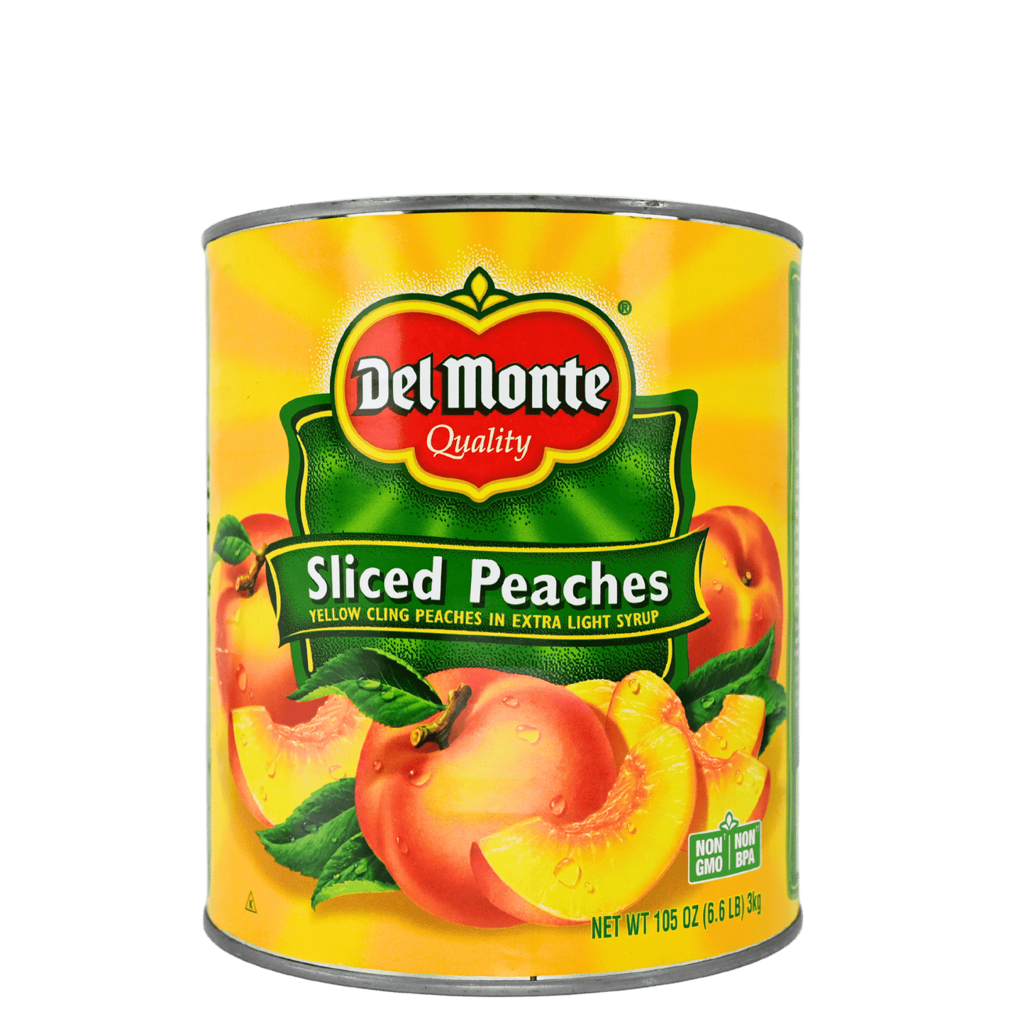 Chef's Quality Peach Halves in Light Syrup #10 Can front product image