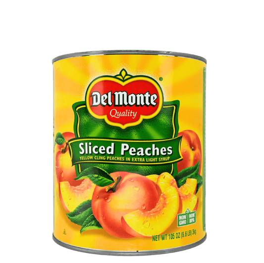 Chef's Quality Peach Halves in Light Syrup #10 Can front product image