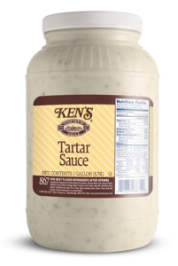 Ken's Tartar Sauce 1 Gallon Jug - Bulk Foodservice Packaging