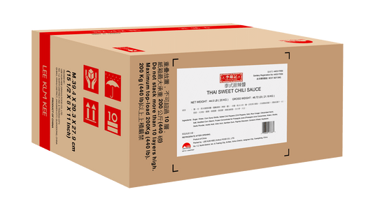 Lee Kum Kee Thai Sweet Chili Sauce 4 lbs bulk jug with authentic label and red cap