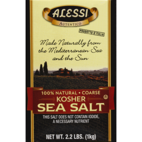 Alessi Mediterranean Sea Salt 2.21 lb bag