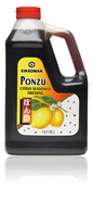 Kikkoman Ponzu Dressing and Sauce, half gallon jug, foodservice bulk bottle citrus soy flavor
