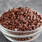 Bulk 35 lb Ghirardelli semi-sweet chocolate chips in a commercial baking bag