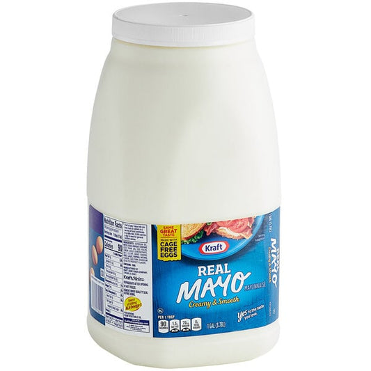 Kraft - Real Mayonnaise - Creamy & Smooth - 1 Gallon (8.3 lbs)