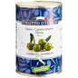 Frutto D'Italia Green Castelvetrano Olives 1.9 Kg Jar with vibrant, glossy olives in jar