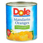 Dole Mandarins in Light Syrup #10 Can, bulk food service fruit product image
