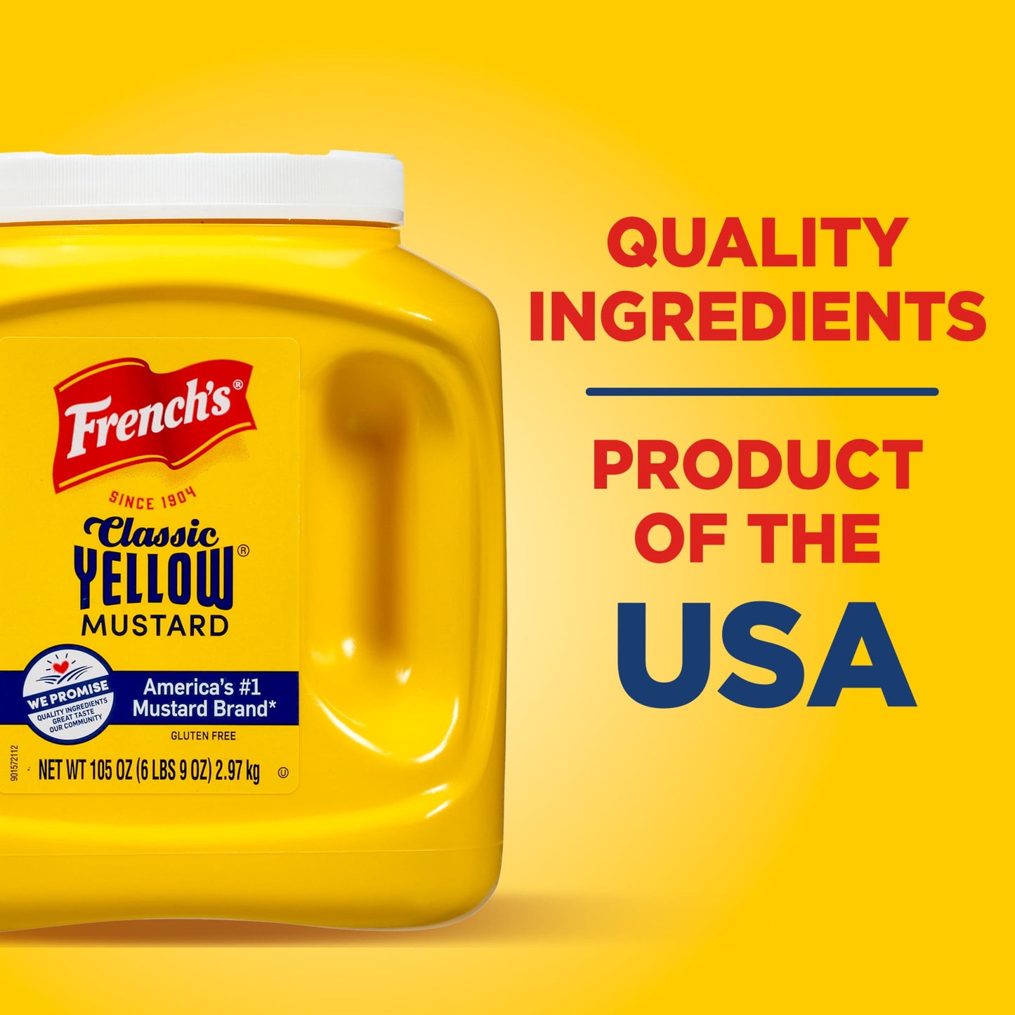 French's Honey Mustard 105 oz Squeeze Bottle - Main View