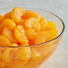 Ruby Whole Mandarin Oranges in Light Syrup bulk #10 can for commercial kitchens